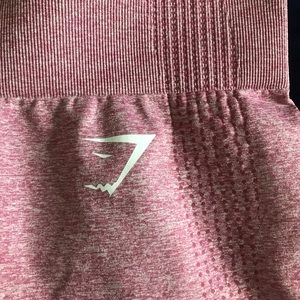 light pink gym shark leggings